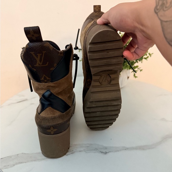 Louis Vuitton platform desert boot monogram - Picture 5 of 6